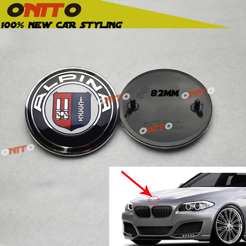 

82mm Epoxy Resin Cover NEW Front Hood Badge Emblem Rear Trunk alpina Logo wheel hubs For bmw E30 E39 E34 E60 E36 E38 M3 M5 M6