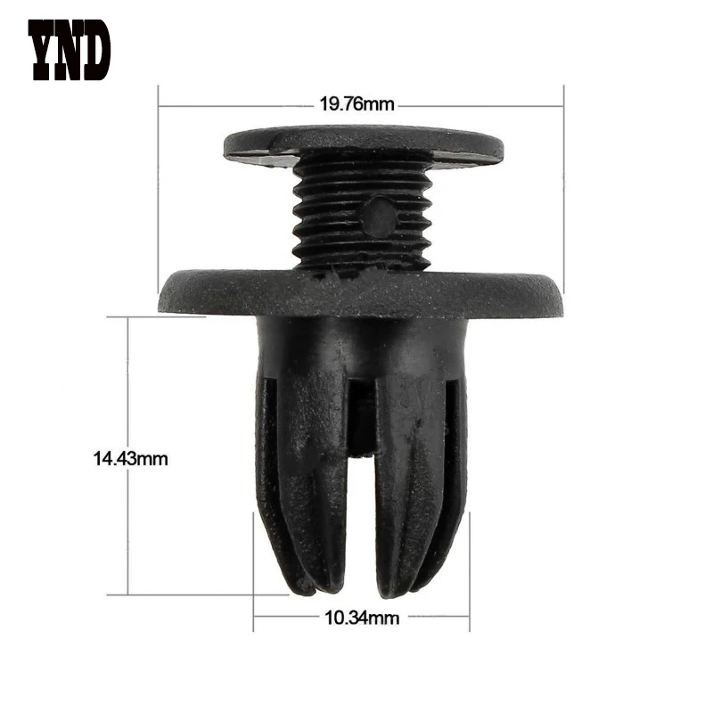 10pcs Nylon Bumper Grille Clip Fit Honda Accord Prelude Odyssey del Sol