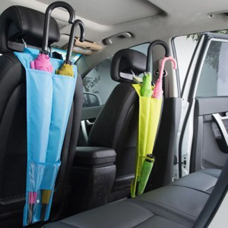 Car Seat Back Umbrella Storage Holder Cover Backseat Hanging Bags