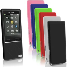 Защиты кожи силикона резиновый чехол для Sony серии MP3 плеера Walkman NWZ A10 A15 A17 A25 крышка аксессуары