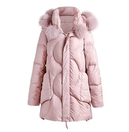 Vers Rose Chaude De Pardessus Fille Hiver 90 Femelle Étudiants Long Manteau Blanc Lâche Manteaux Canard Femmes Veste Chaud Le Nouveau 2019 Bas Plus Duvet gwFq5FSxX