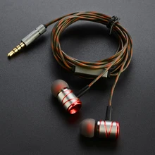 X6 Super Bass Stereo No Ouvido de Metal Fones de Ouvido de Alta Fidelidade Do Monitor Profissional Claro Apelo Gaming Headset Com Microfone