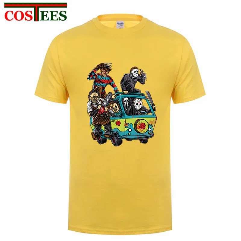 Сумасшедшая страшная убийца Джейсон Вурхиз Футболка мужская Заказная пятница 13