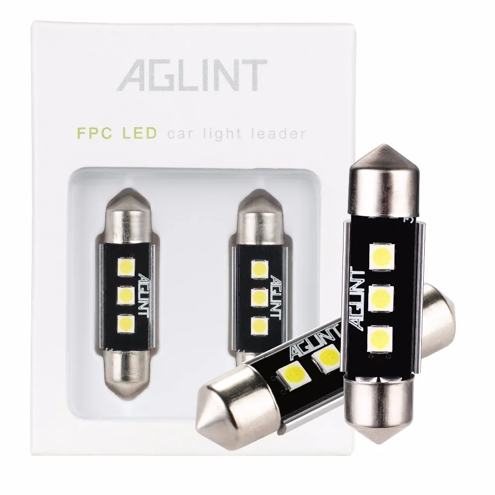 AGLINT 2шт Фестон c5w 36мм 3030 3 светодиодные canbus авто светодиодная интерьер чтение свет номерного знака очень яркий 12V Белый AGLINT 2шт Фестон c5w 36мм 3030 3 светодиодные canbus авто светодиодная интерьер чтение свет номерного знака очень яркий 12V Белый