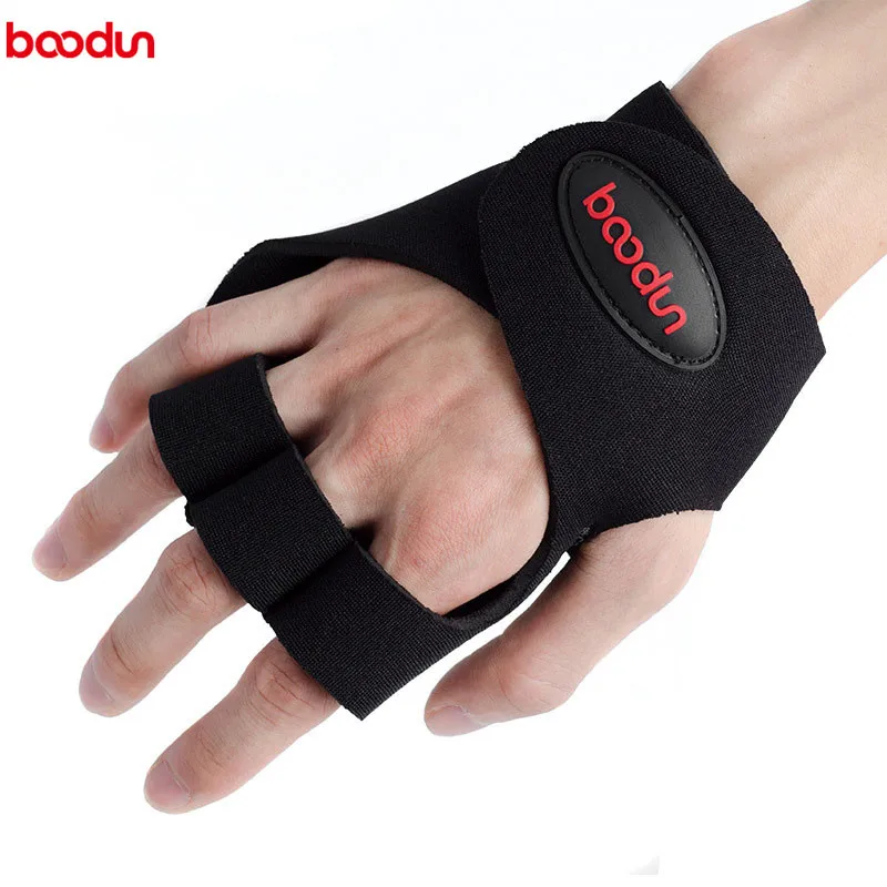 Boodun Half Finger Weight Lifting Gloves Non Slip Breathable Fitness Body Building Exercise Equipment Sports Accessories 7040132