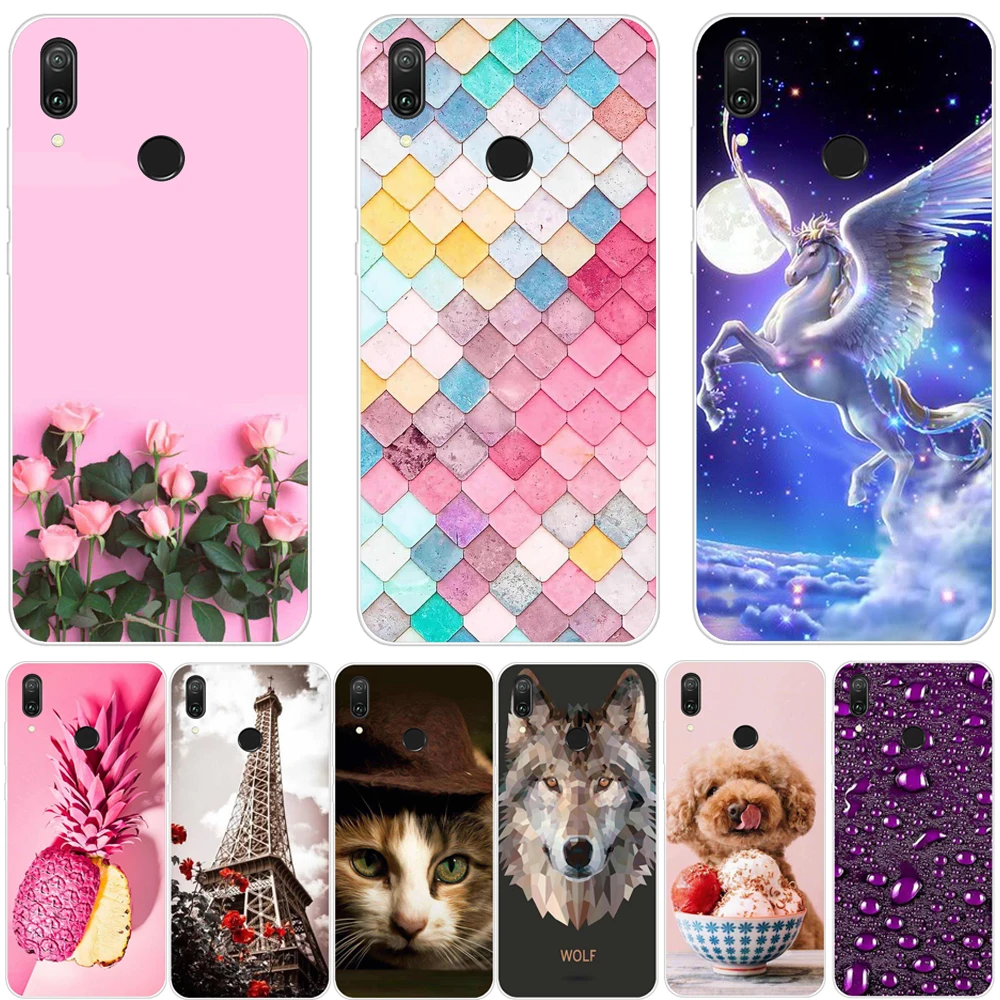 

Case Huawei Y6 2019 Case Silicone Soft Tpu Funda Huawei Y6 Prime 2019 Case Cover Bumper Back Capa Coque For Huawei Y6 2019 Cover