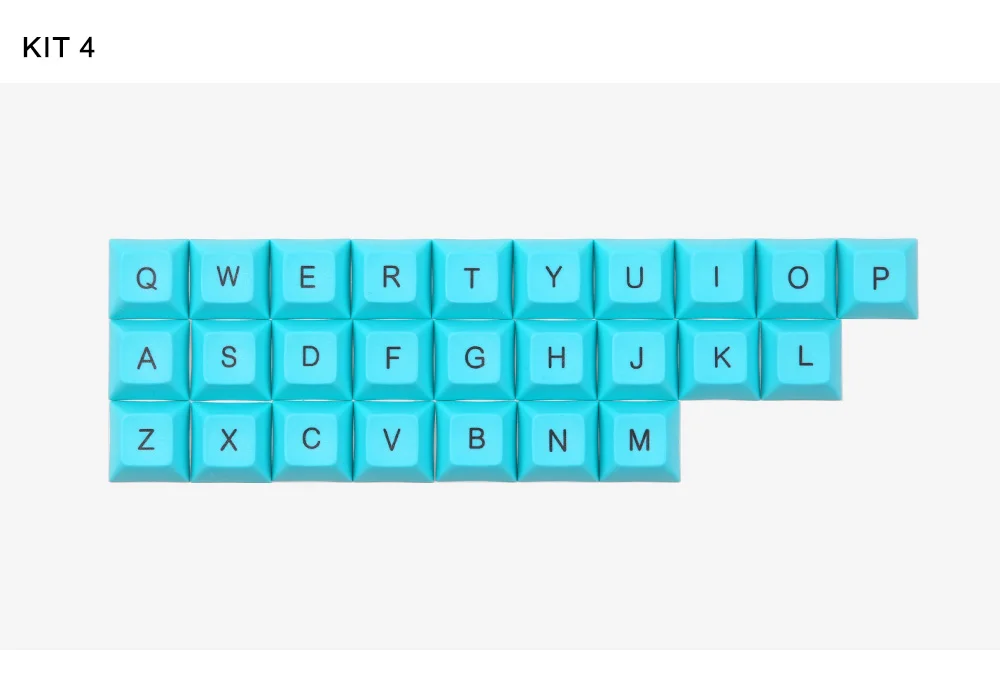 Kbdfans Новое поступление dsa keycap топ печатные брелки 26 клавиш механическая клавиатура