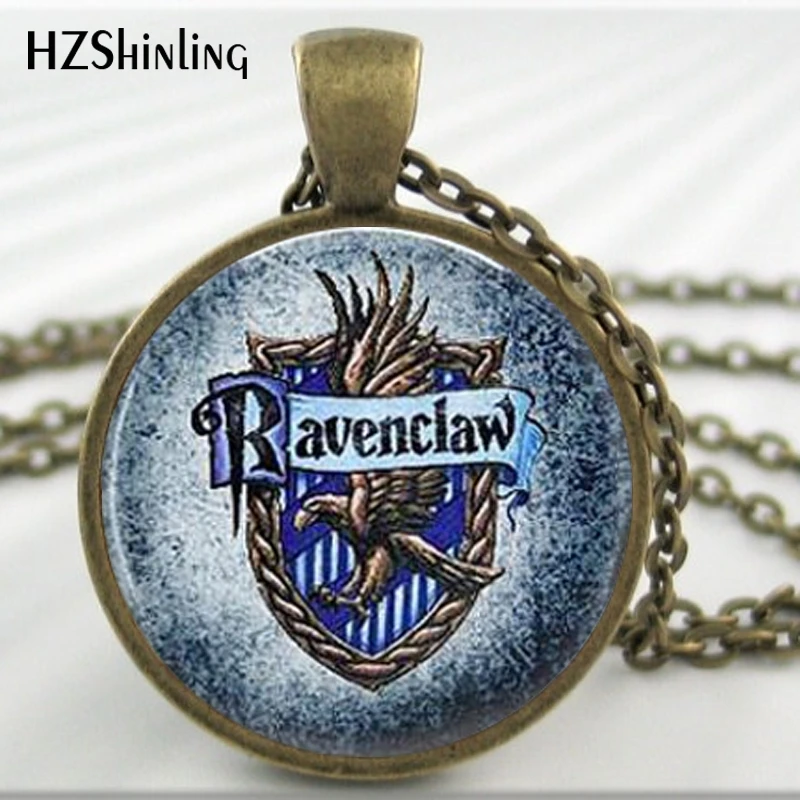 HZ-A557, новинка, стекло, Ravenclaw, гребень, ювелирное изделие, Ravenclaw, гребень, ожерелье, подвеска, стекло, фото, кулон, ожерелье, HZ1