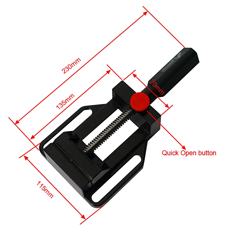 Плоские щипцы manumotive cnc Bench clamp параллельная челюсть вице QGG