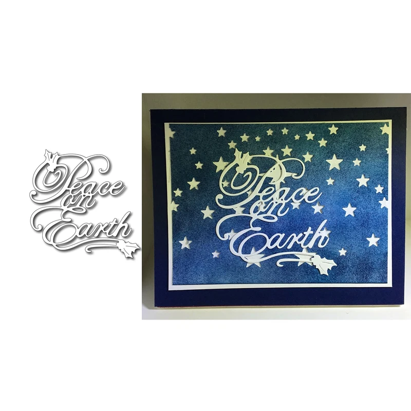 

Peace Earth Metal Cutting Dies DIY Paper Card Album Making Scrapbooking Template Craft Stencil Embossing New Dies For 2019