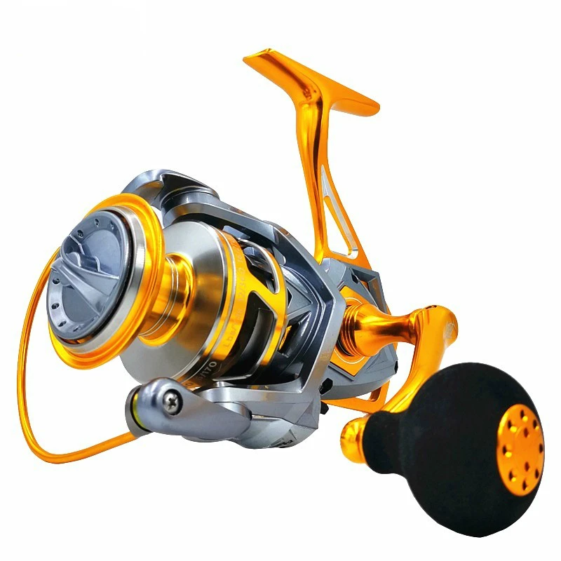 

Mavllos Saltwater Jigging Reel 10BB Speed Ratio 5.2:1 Metal Shell Max Drag 20kg Sea Waterproof Boat Fishing Reel
