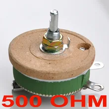 10 pcs lot 50W 500 OHM High Power Wirewound Potentiometer Rheostat Variable Resistor 50 Watts