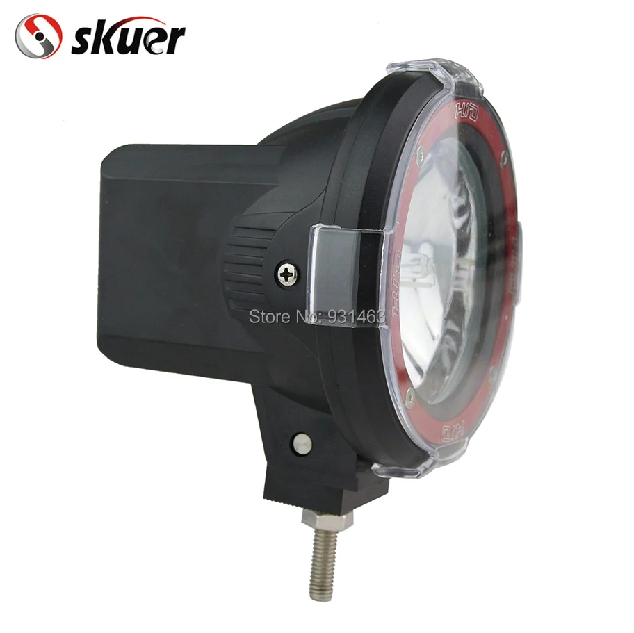 Скуэр 55 Вт 9 дюймов внедорожных 6000 К spotlight hid ксеноновая лампа супер яркий