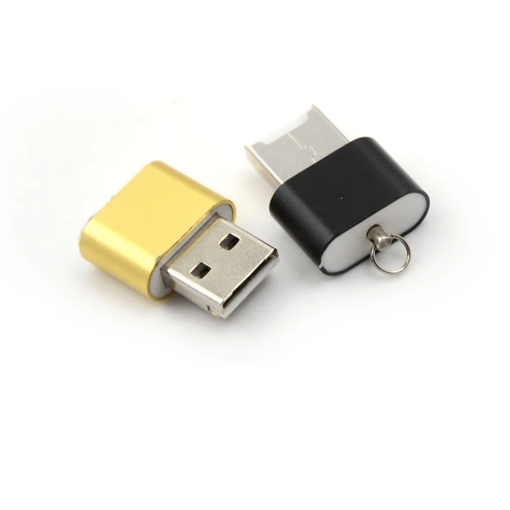Мини Размер высокое Скорость USB 2,0 Micro SD TF T-Flash чтения карт памяти адаптера для планшета/телефонов 480 Мбит/с USB 2,0 OTG адаптер