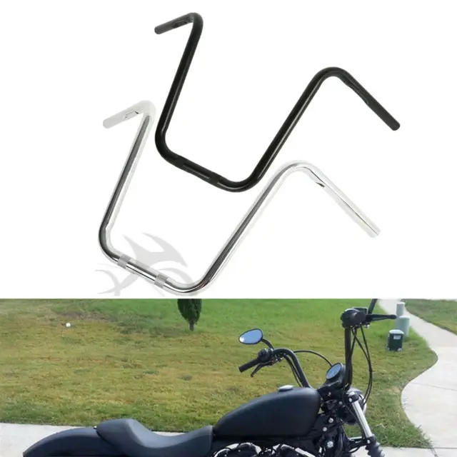 Chrome 18/" Rise 1-1//4/" Ape Handlebar Fit Harley Sportster XL 1200 883 Custom
