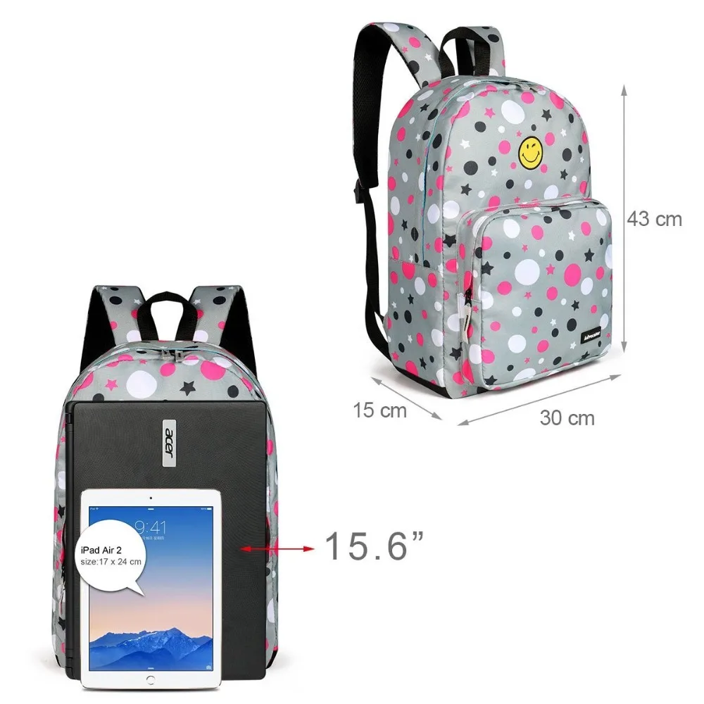 Advocator 15 6laptop Student School Bag For Ager Cute Smile Face Positive Feedback Is Very Important To Us Pls Contact Before You Leave Neutral Or Negative About Advocator 15 6 Laptop Student School Bag