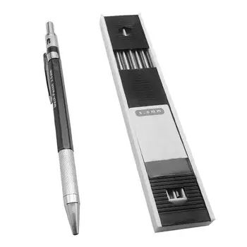 

1pc Automatic Drafting Mechanical Drafting Pencil with 12 Leads 2mm Lead Holder