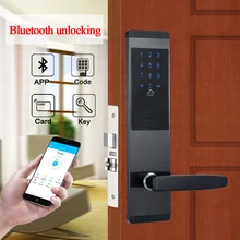 Security Electronic Door Lock, Smart Touch Screen APP WIFI Lock,Digital Code Keypad Deadbolt For Home Hotel Apartment bluetooth smart electronic keyless keypad home entry door lock with smartphone controlled for hotel and apartment compatible