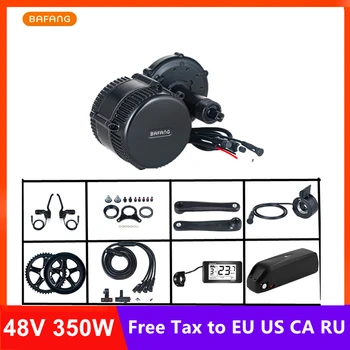 

48V 350W Bafang 8fun BBS01B Mid Drive Motor Kits With 48V 13AH Lithium Battery C961 C965 EBike Conversion Kits EU US RU Free Tax