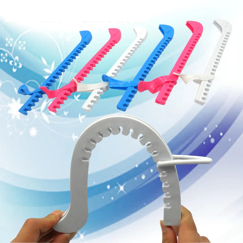 1 زوج الشكل Patins سرعة أحذية تزلج الجليد شفرة إطار تزلج أحذية النايلون شفرة حامي غطاء عدم الانزلاق ارتداء مقاومة حجم الحرة