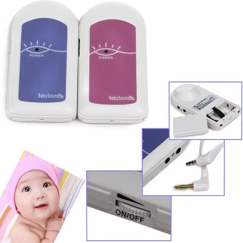 

COTEC BABYSOUND A -LCD Display Prenatal Fetal Doppler, Baby Heart Beat Monitor+ Free Gel