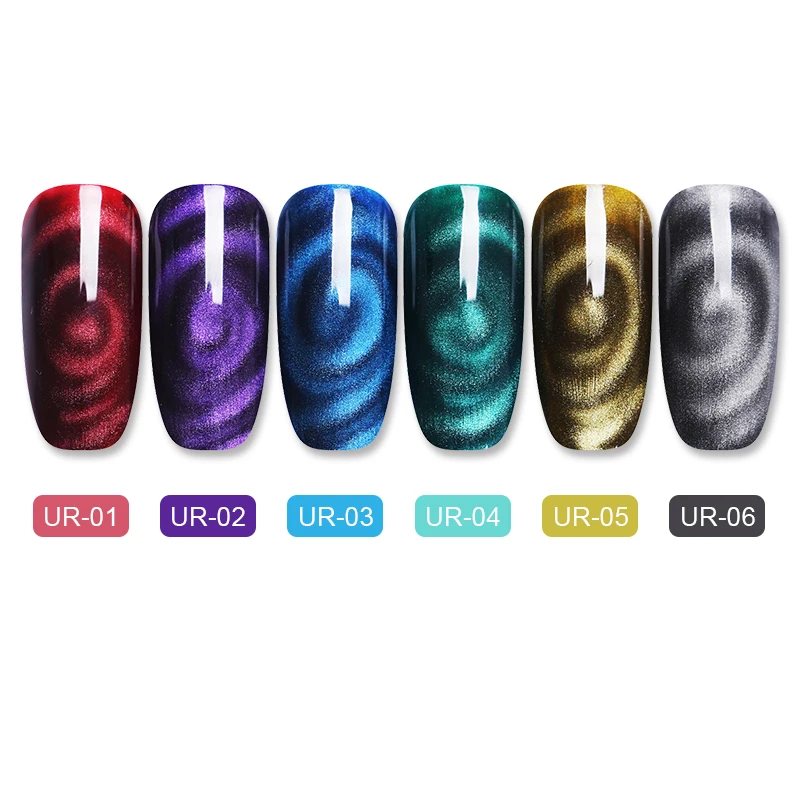 

UR SUGAR 8ml Cat 3D Eye Gel Polish Wide Magnetic Colorful Glitter Soak Off Nail Gel Nail Art Manicure Gel Polish