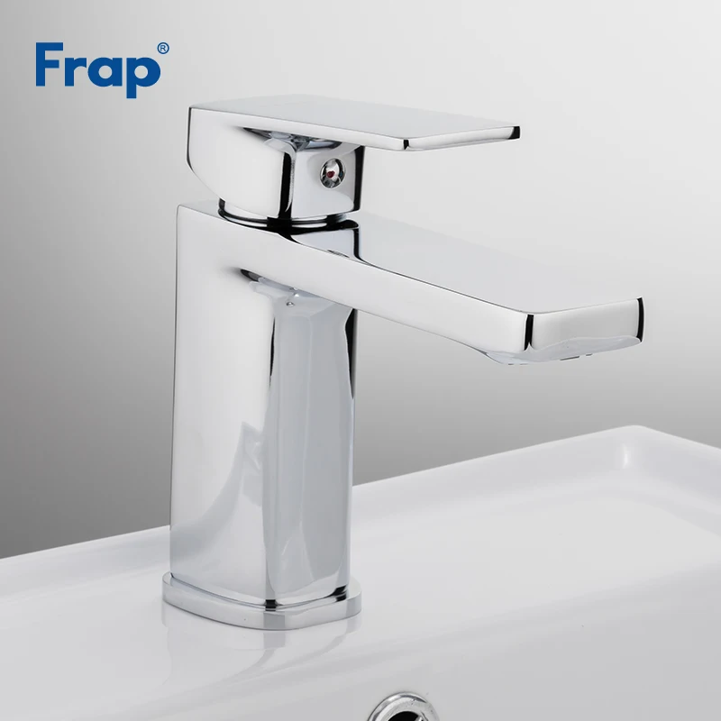 Frap الحمام صنبور الكروم حوض الحنفيات بالوعة صنبور حوض خلاط الغرور الساخن الباردة و المياه الحنفية Washroom هل سال robinet دي باين F1046