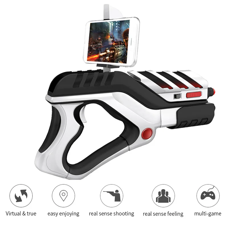 

New high quality game magic gun phone Bluetooth 4.4 handle enhanced reality shooting game AR gun