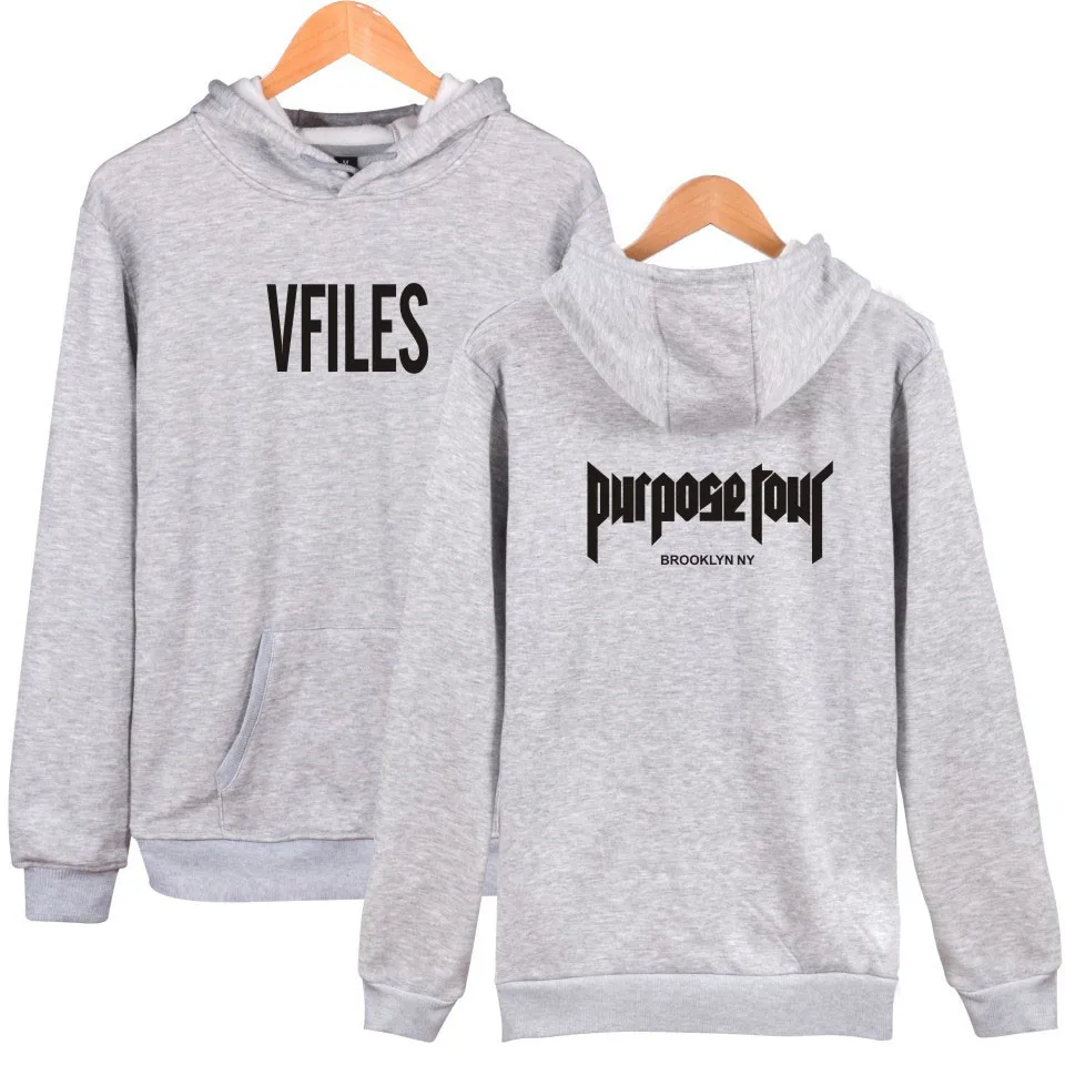 Aikooki Justin Bieber VFILES Hoodie Men Womens Coats Cap And Hot Sale Harajuku Sweatshirt Fashion Boys/girls Hoodies Female Tops