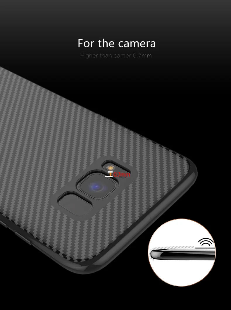 Чехол для телефона TOTU для samsung Galaxy S8 Plus S7 Edge Note 8 A3 A7 J3 J7 роскошный чехол из углеродного волокна Ультратонкий чехол Fundas