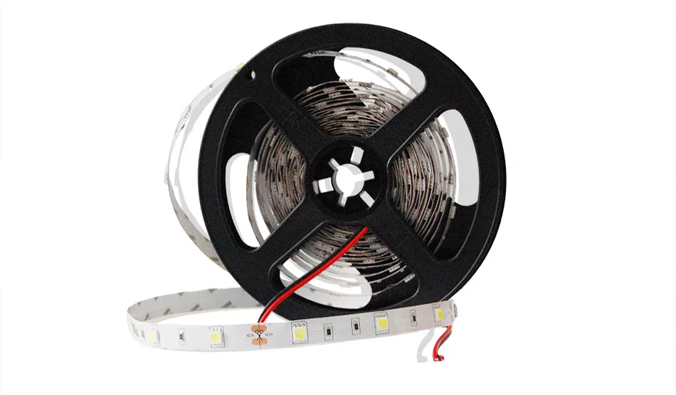 Hot 5M LED strip 5050 Non-waterproof 30LEDM DC12V Flexible LED Light Strip Warm Cool White 150 Led Ribbon Home Decoration Lamp (9)