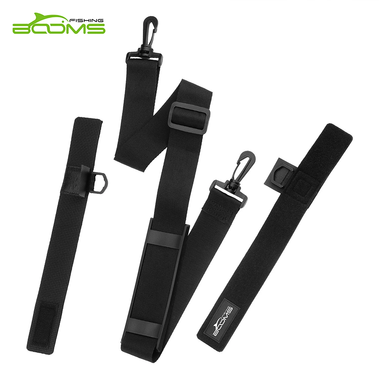 Booms Fishing RS4 Rod Carry Strap Sling Shoulder Belt, Black