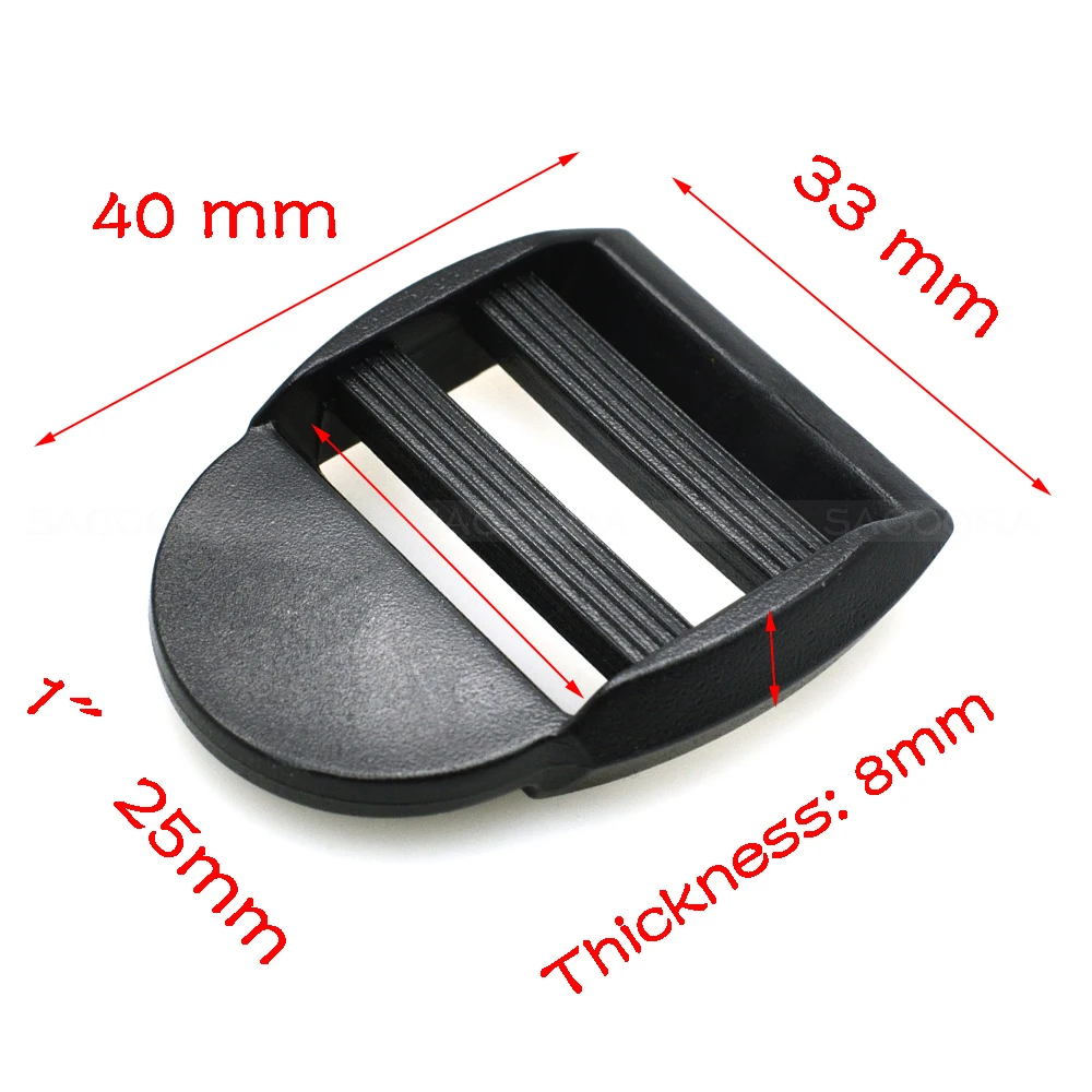 1 "25mm plastic ladder lock slider adjustment mountaineering camping