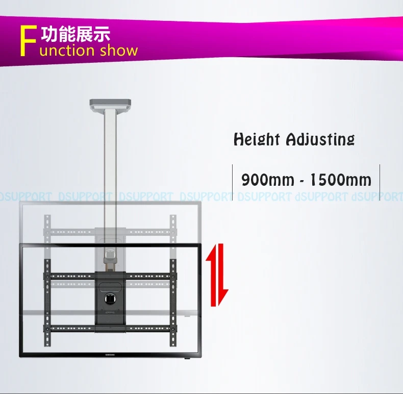 Hot Selling Ceiling TV Mount LCD Bracket Full