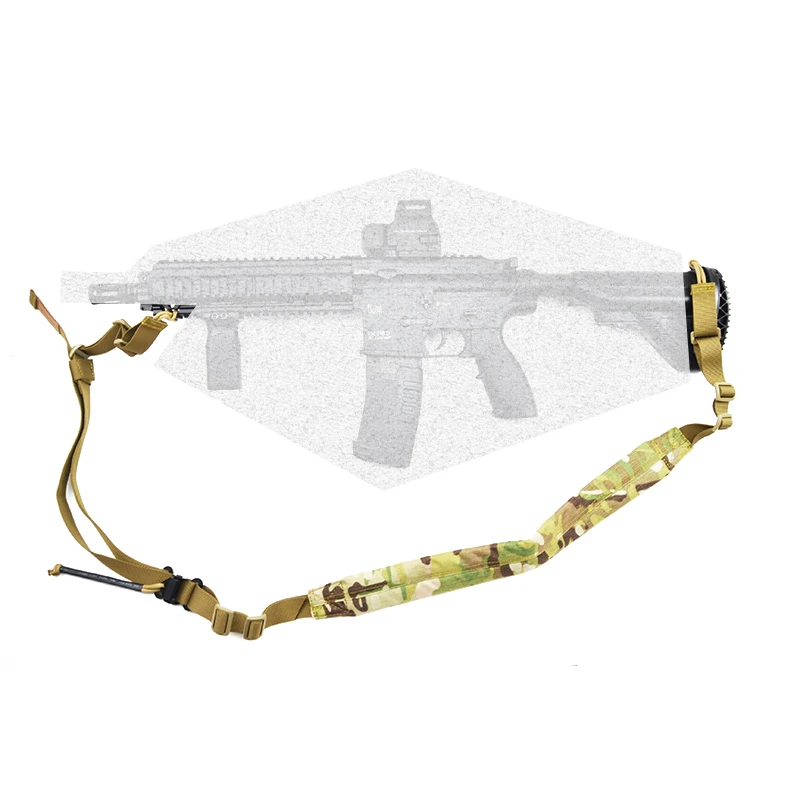 Comprar Dos 2 puntos VK acolchado Sling de arma VT AC VT AC de ajuste rápido Airsoft Paintball Rifle correa de caza TW SL001