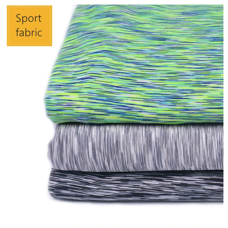 100 polyester Cationic sport Jersey fabric for sport and yoga Stretchy