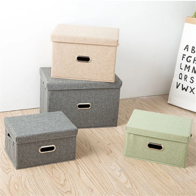 

Storage Box With Cap Clothes Socks Toy Snacks Sundries Organizer Set Organizer Cosmetics Household Storage Basket
