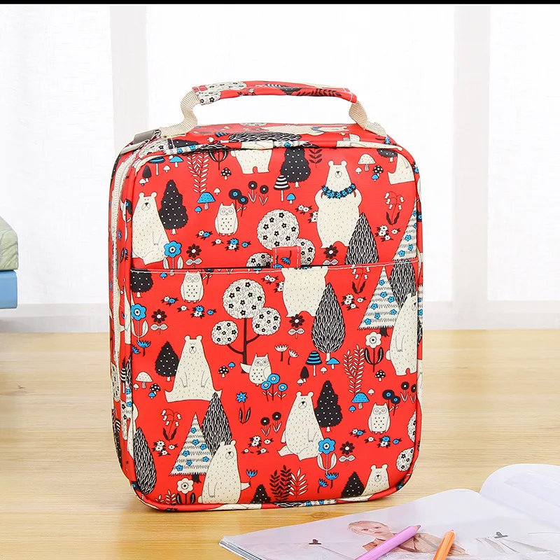 Billig 150 Slot Kreative Große Kapazität Nette Cartoon Floral Print Multifunktionale Bleistift Tasche Pen Box Bleistift Fall Kunst Liefert