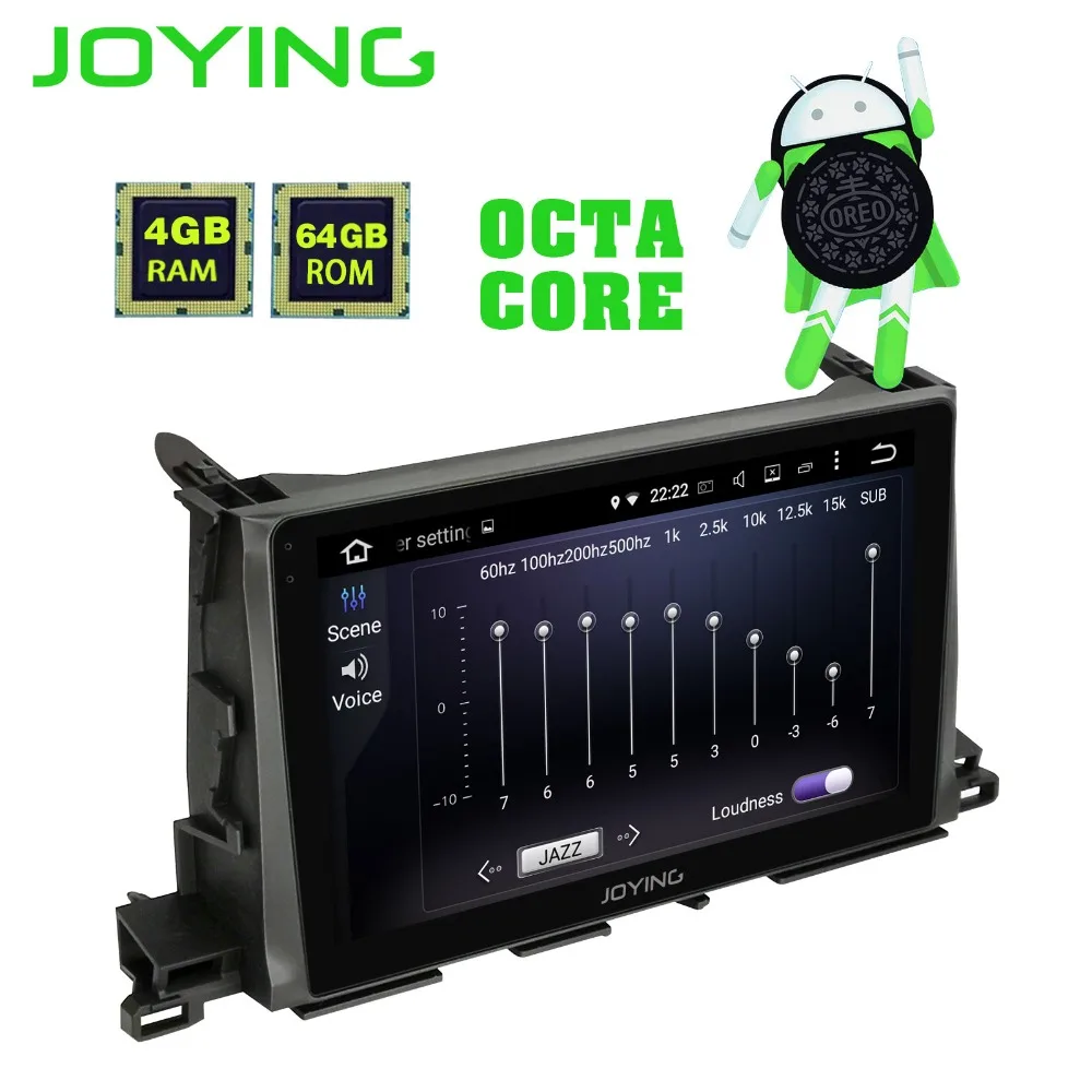 Радуясь 10 1 ''ips экран 64 Гб rom 4 ram Octa 8 core Android 0 Автомобильный gps Радио dvd плеер для