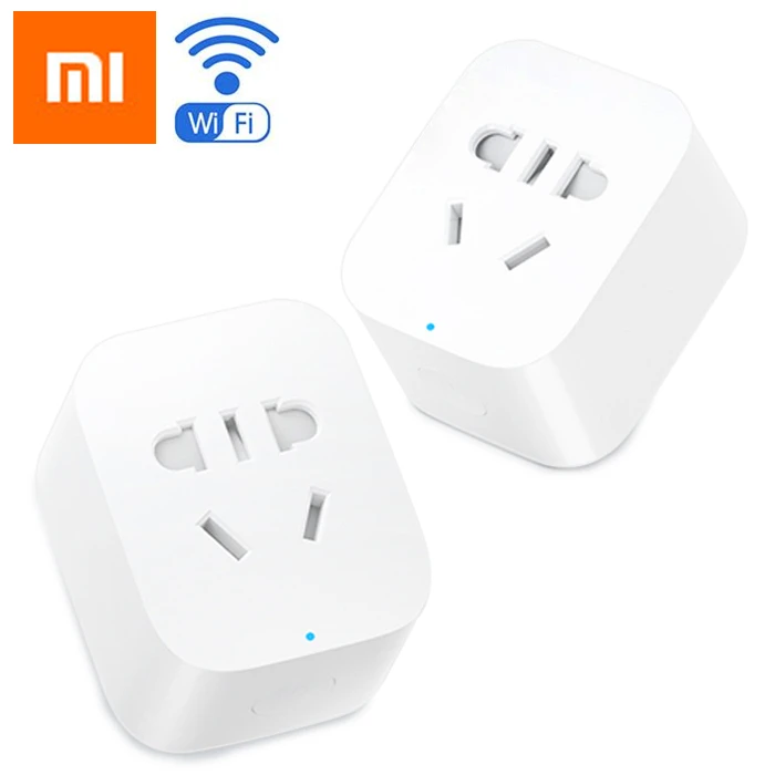 Оригинальный Xiao mi Jia mi Smart мощность разъем основной Беспроводной Wi-Fi приложение дистанционное управление таймер мощность cube ЕС DE адаптер - изображение