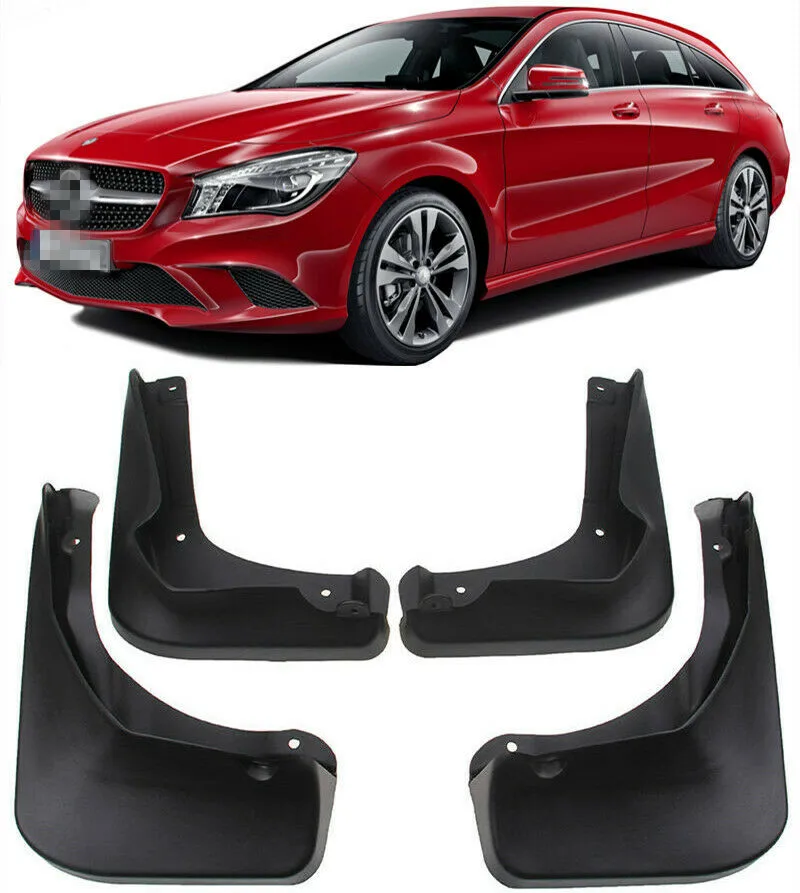 

New OE Quality Splash Guards Mud Flaps Fit For 2013-2018 Mercedes Benz CLA Shooting Brake X117
