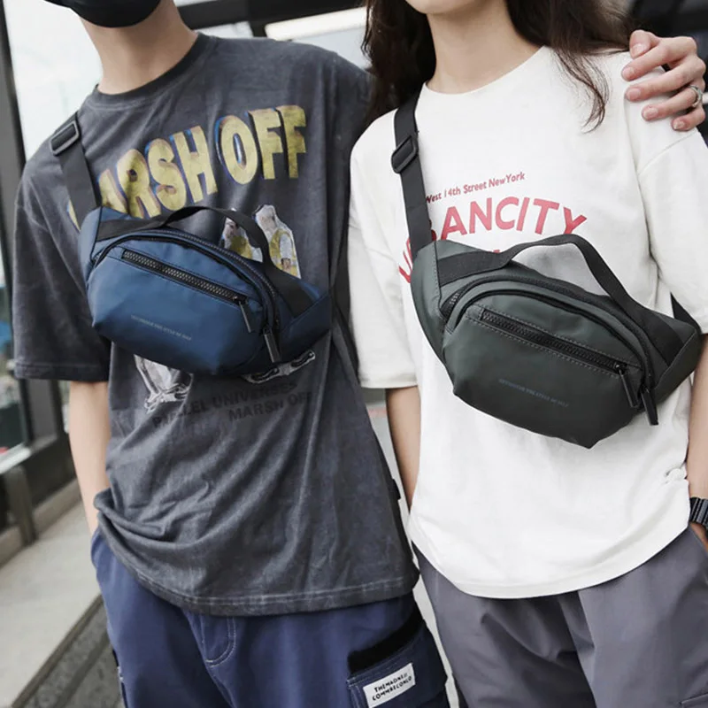 

Man And Woman Waist Bag Belt Bags Leisure Fanny Pack Chest Packs Bum Bag Streetwear Crossbody Pack Phone Pocket Hip Hop Pack