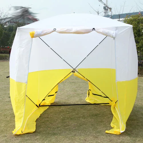 Free Shipping flexible fiberglass rod tent civil engineering tent