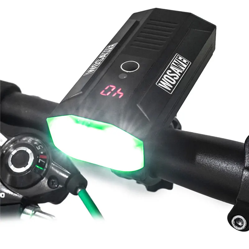 

Waterproof USB Rechargeable Bicycle Lamp 150 Degree Flood Light Overheat Protection Cycling Light Built-in Battery Torch