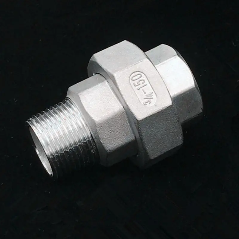 3/4" Male to Female BSP Thread 304 Stainless Steel Live Joint Coupling