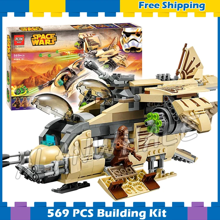 

569pcs Space Wars Gunship Fighter 10377 Model Building Blocks Sets Wullffwarro Kanan Gifts Sets Compatible With Lego