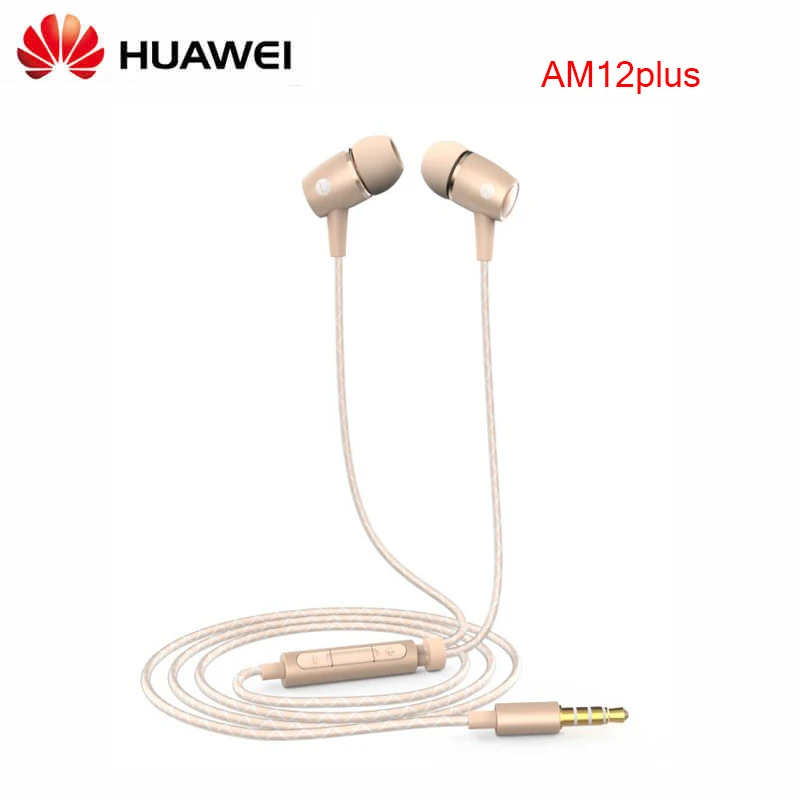 Оригинальный huawei Honor AM12 плюс гарнитура с микрофоном разноцветные серебристо