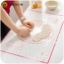 Коврик для теста для торта, силиконовые инструменты для выпечки, мягкие Кондитерские доски для разминания, коврик для выпечки с шкалой, устойчив к высоким температурам