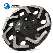 Z-LION 6 дюймов шлифовальный круг 150 мм L Тип сегментов шлифовальный диск для бетона Абразивный инструмент M14 5/8-11