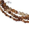 Wholesale Faceted Coffee Brown Agates Beads Natural Stone Loose Beads For Making Jewelry 15